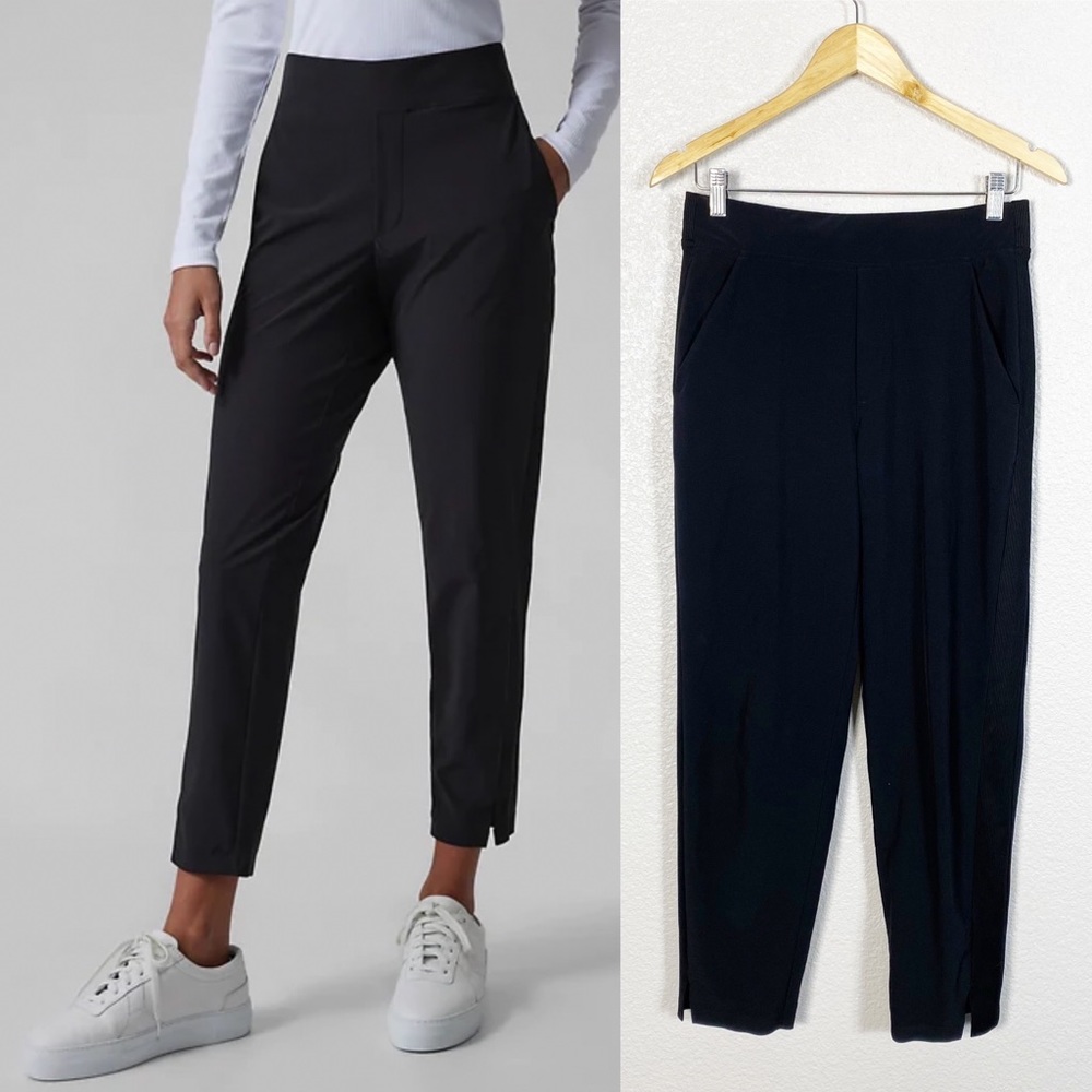 Athleta Womens Brooklyn Ankle Pant in Black Size 4